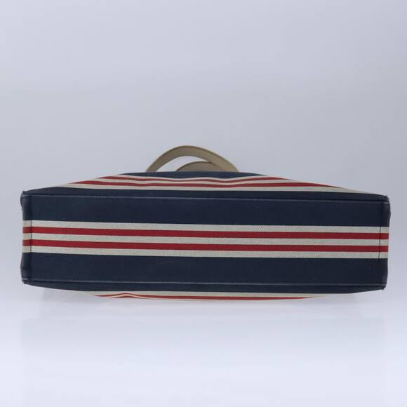 Burberry Blue Label Tote Bag Canvas Navy - Picture 5 of 16